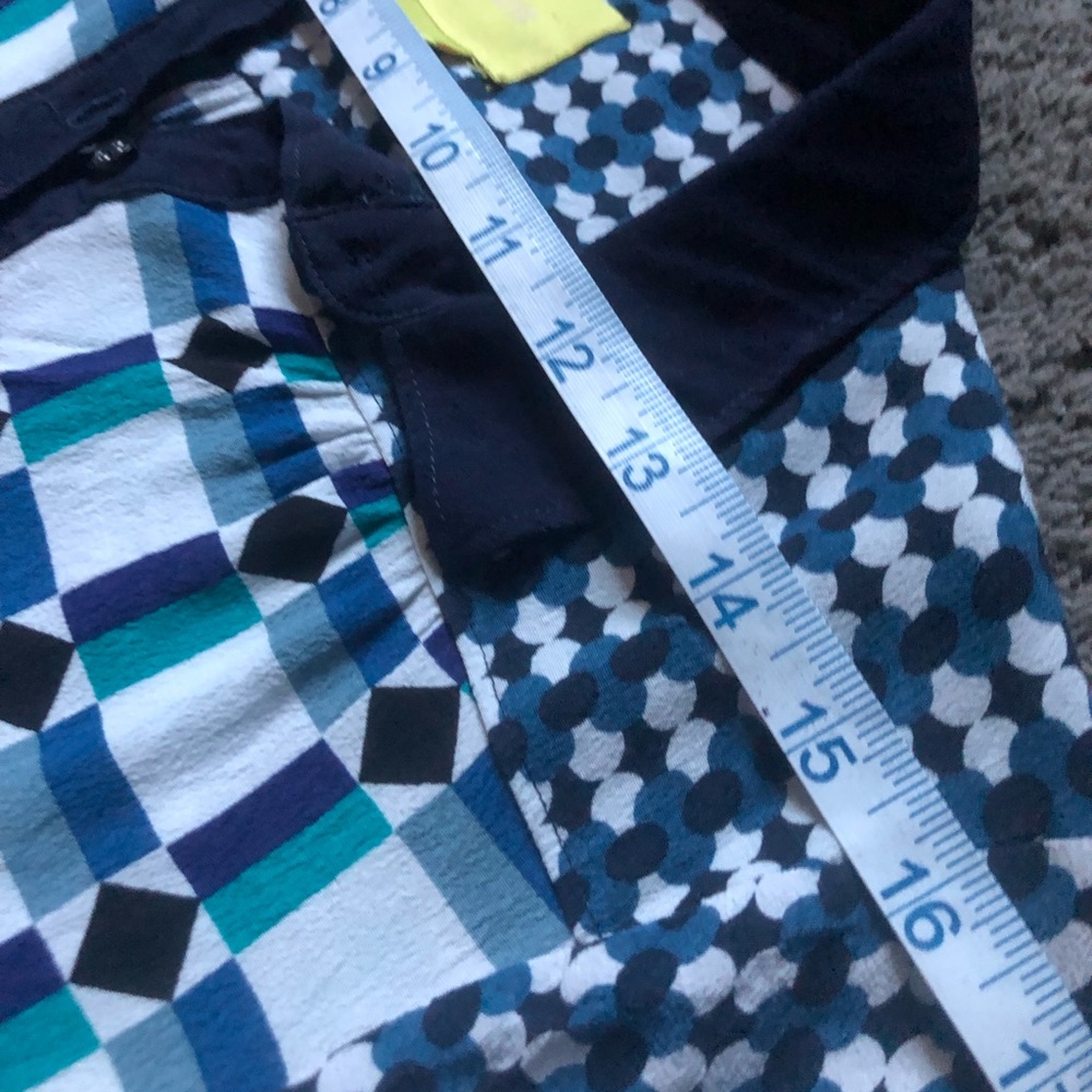 Geometric Dress with Matching Sash - Picture 4 of 9